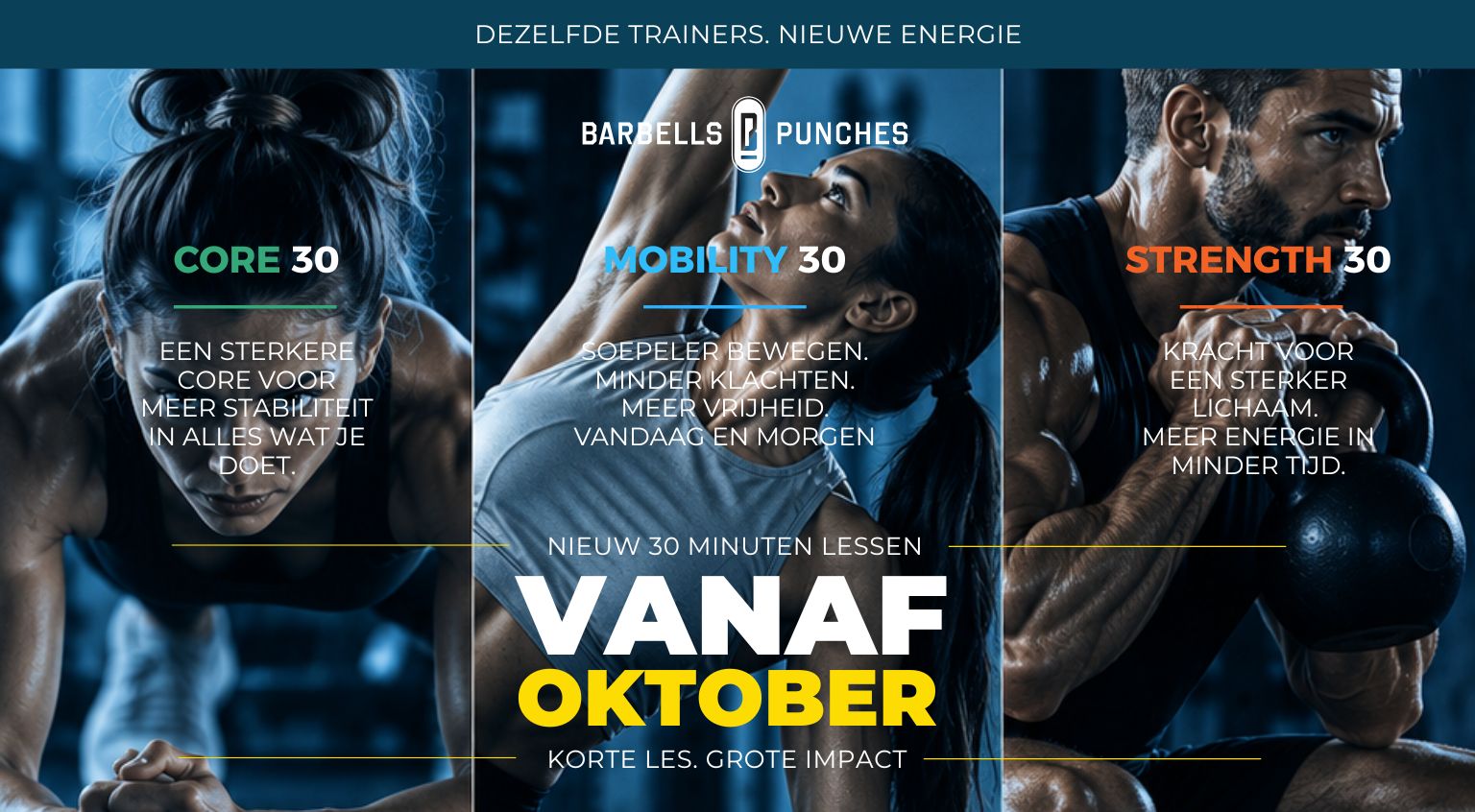 NIEUW: 30 MINUTEN LESSEN